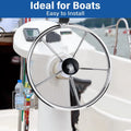 5-Spoke Stainless Steering Wheel for Marine (13.5 Inch)