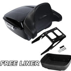 Trunk Mount Rack Backrest for Harley Sport Glide FLSB (2018–2025) Black