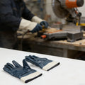 Rubber Coated Work Gloves - Non Slip, Oil Resistant, Wear Proof (2X)