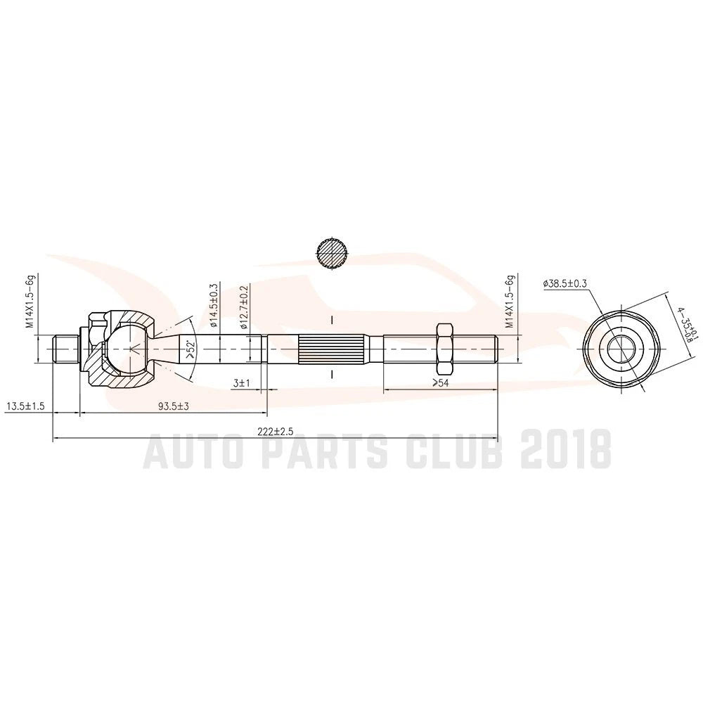 Set of 8 Steering Ball Joints Tie Rods Sway Bar for Chrysler Sebring (1996–2006)
