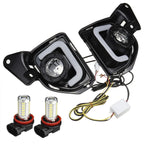 Pair Fog Light Lamp DRL Turn Signal for Toyota Hiace (2014–2018)