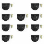 10pcs Battery Left Side Cover Clip + Screw for Sportster XL883 1200 (2004–2018)