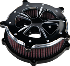 V-Twin Air Cleaner Kit Black with Clear Window for Commodore 120457