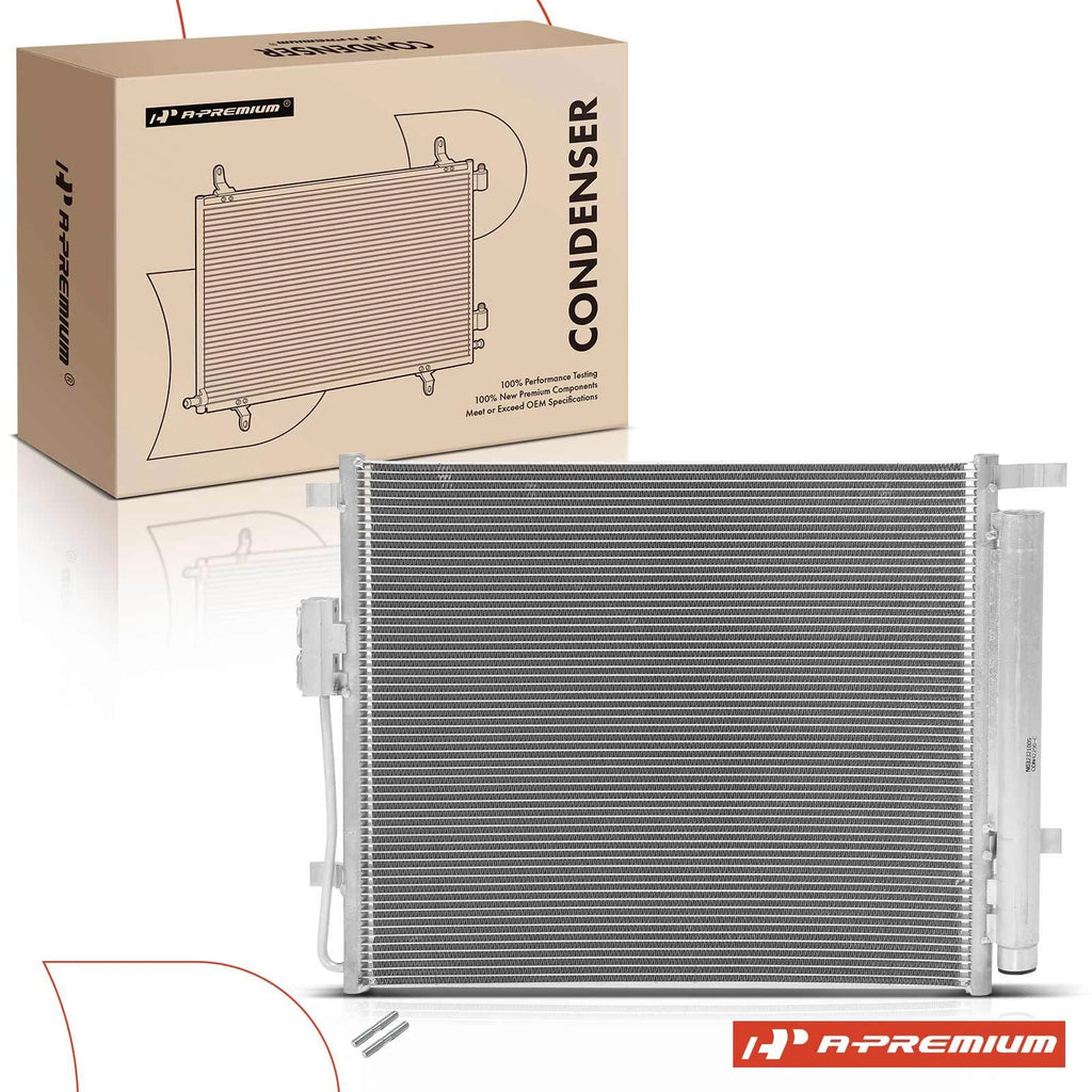 A/C condenser with receiver drier & bracket for Kia Sorento (2016–2018)