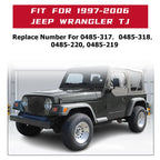 Front Floor Pans and Torque Box for Jeep TJ Wrangler 1997–2006