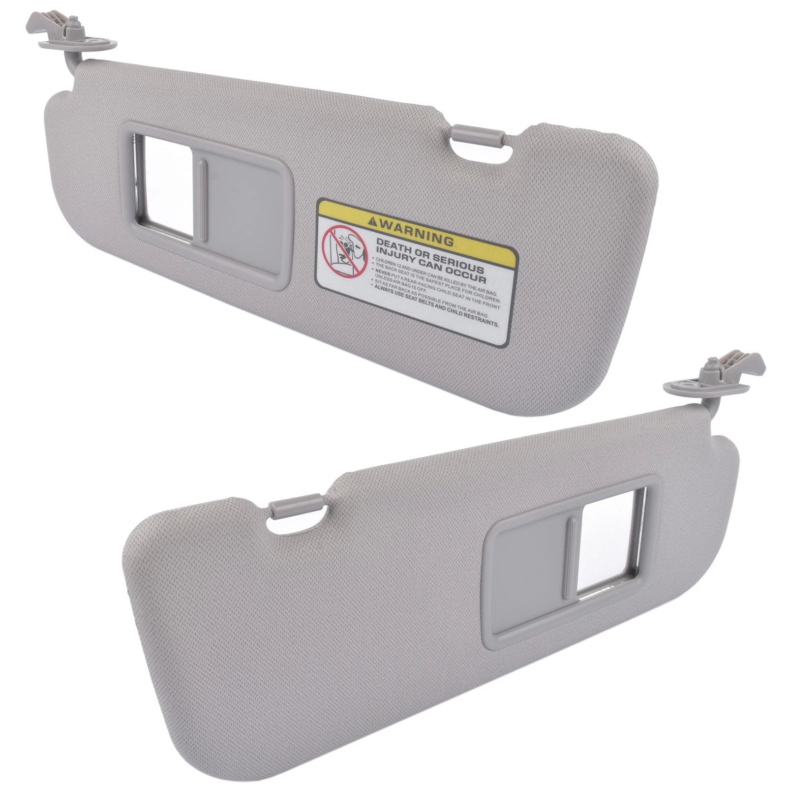 2X Sun Visors with Mirror for Hyundai Veloster (2012-2019)