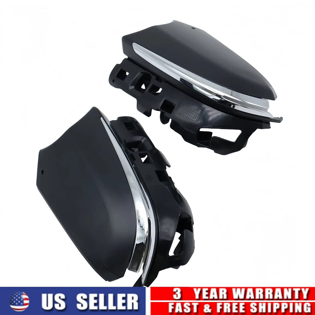 2X Side Mirror Lower Cap Trim Ring for Toyota Camry (2018–2024) w/ Signal Hole