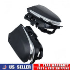 2X Side Mirror Lower Cap Trim Ring for Toyota Camry (2018–2024) w/ Signal Hole
