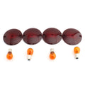 Turn Signal Light Amber Bulbs Lens Cover for Harley Davidson Road King (1994–2010)
