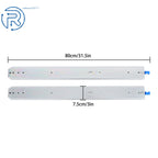 Set of 2 Heavy Duty Drawer Slides for Universal Use (30 Inch, 500 Lbs)