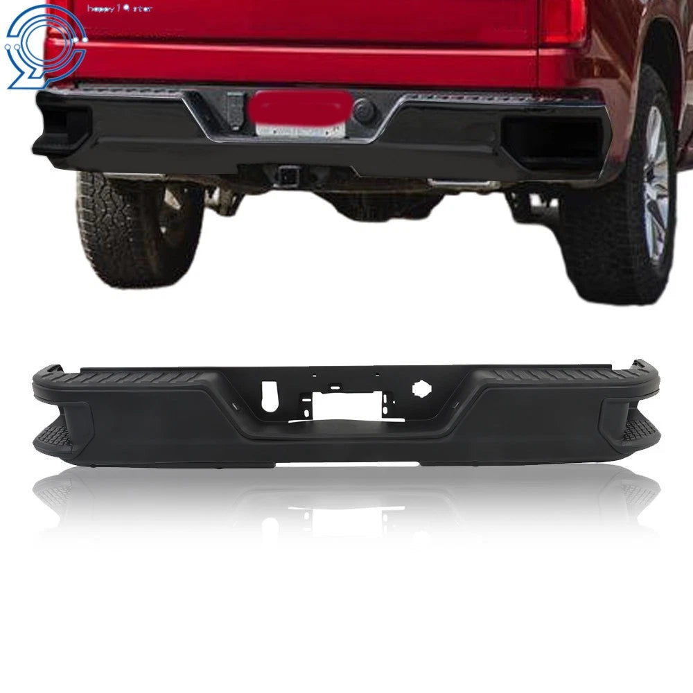 Rear Step Bumper Assembly for Chevy Silverado 1500 GMC Sierra (2019-2023)