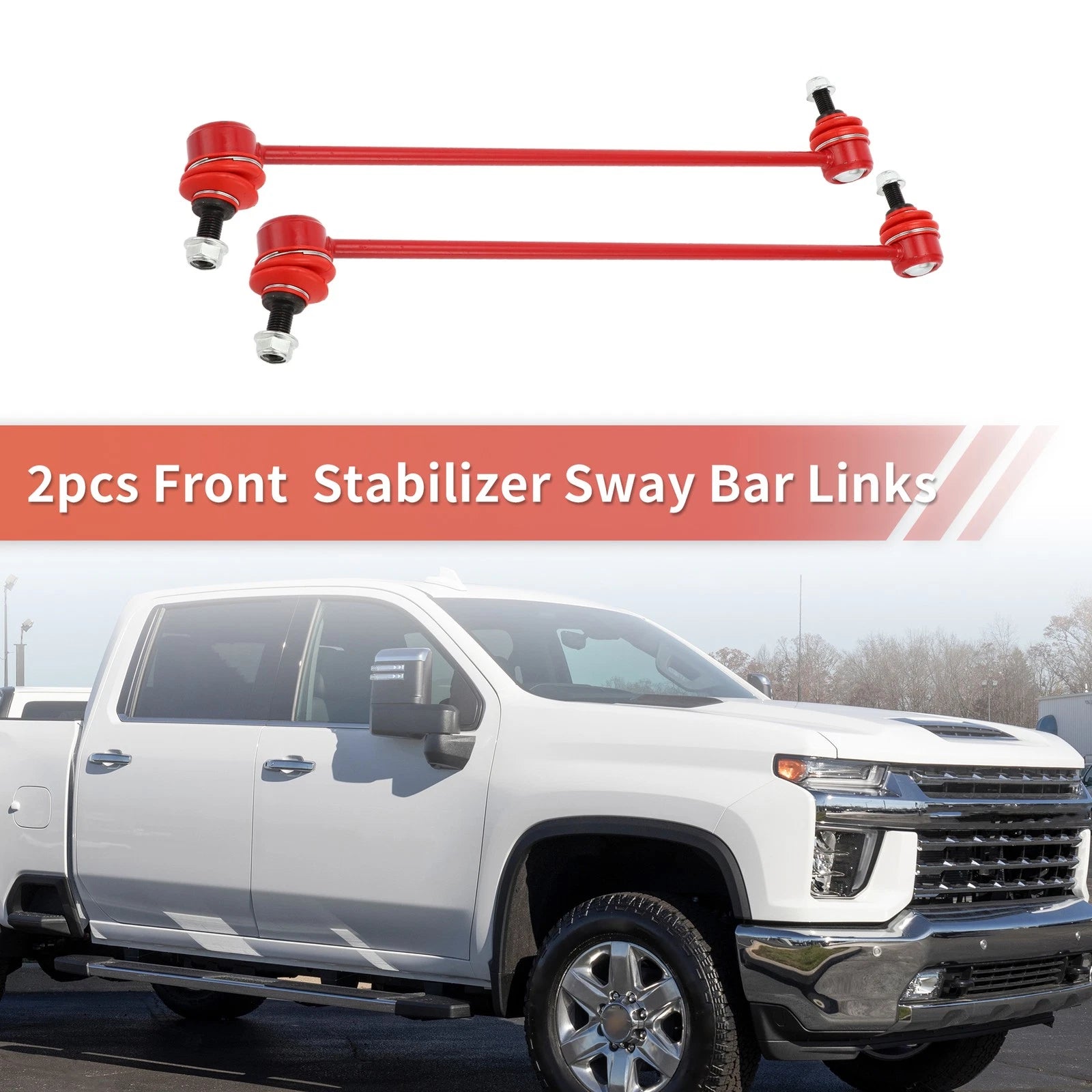 2pcs Front Sway Bar Links Stabilizer Link Kit for Saturn Relay (2005–2007) No.K80852