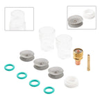 12PCS Pyrex Glass Cups Kit for WP9 WP20 WP25 (Gas Lens)