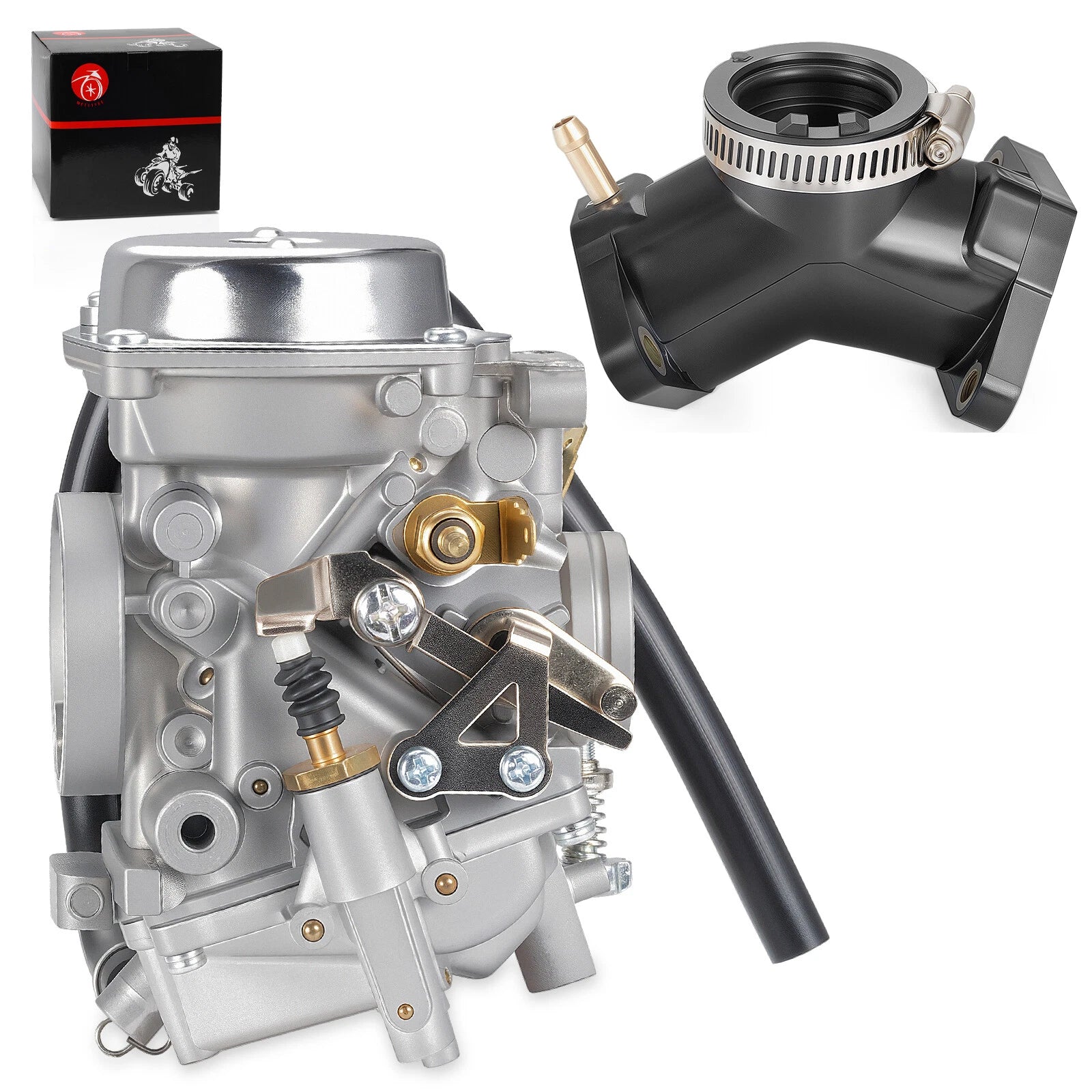 Carburetor with Intake Manifold for Yamaha XV250 V-Star Virago 250 (1998-2007)