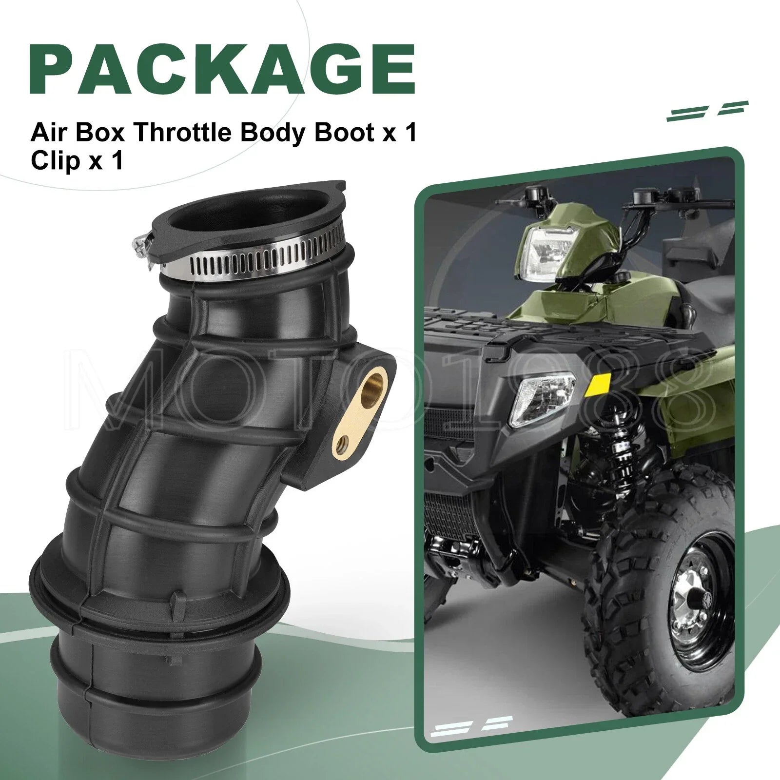 Air Box Throttle Body Boot for Polaris Sportsman 700 800 EFI 6x6 (2006–2014)