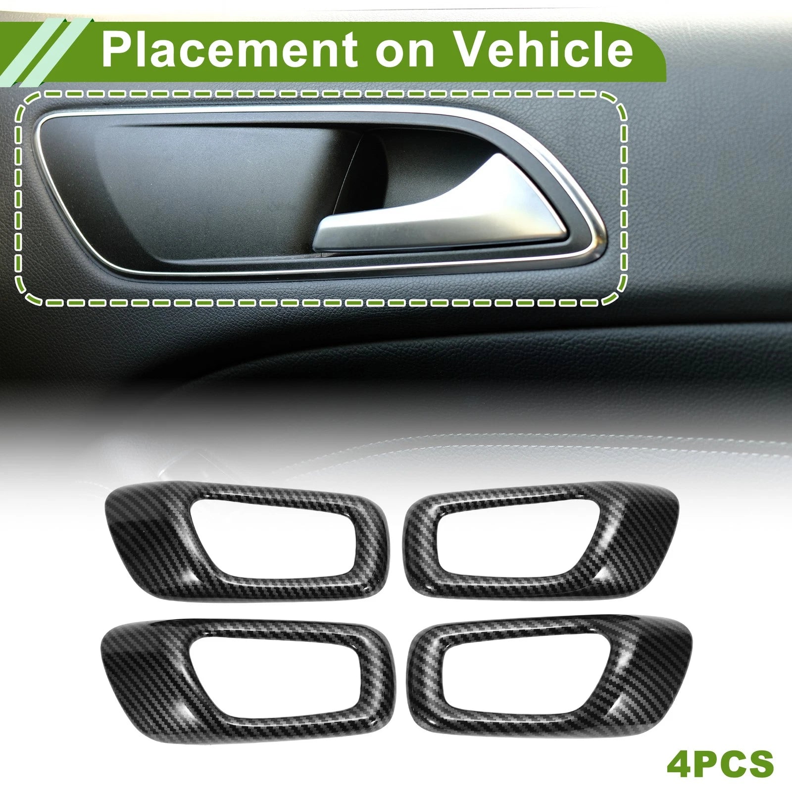 Set of 1 Interior Door Handle Bowl Cover Trim for Honda Civic (2022–2023)