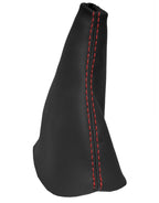 Leather Manual Shift Boot Cover for Dodge Ram 1500 (2002–2008) Red Stitch