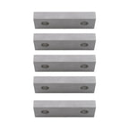 Set of 5 Machinable Aluminum Soft Jaws for 6" Vise