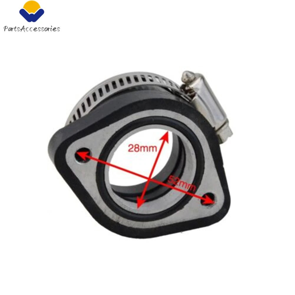 Intake Manifold Adapter for VM24 PE26 PE28 Carburetors