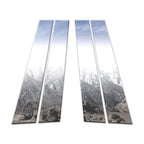 Chrome Pillar Covers 4pc for Hyundai Elantra (2011–2015)