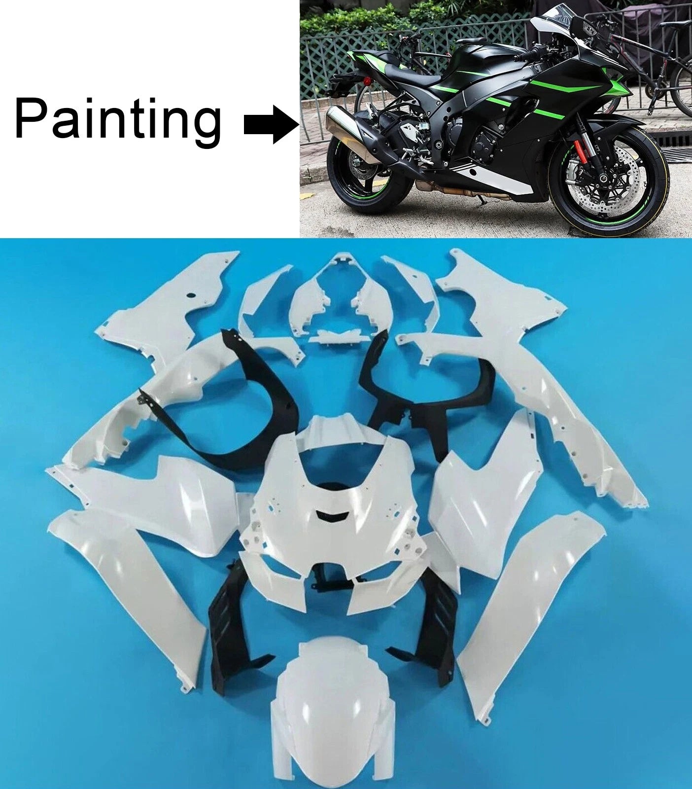Injection Fairing Kit for Kawasaki ZX-10R ZX10RR (2021–2025)