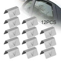 12 x Wind Rain Deflectors Channel Metal Clips for Heko SNED Clips