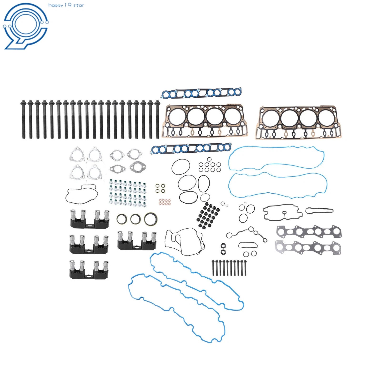 Head Gasket Set with Bolts and Lifters for Ford Powerstroke 6.4L (2008–2010)