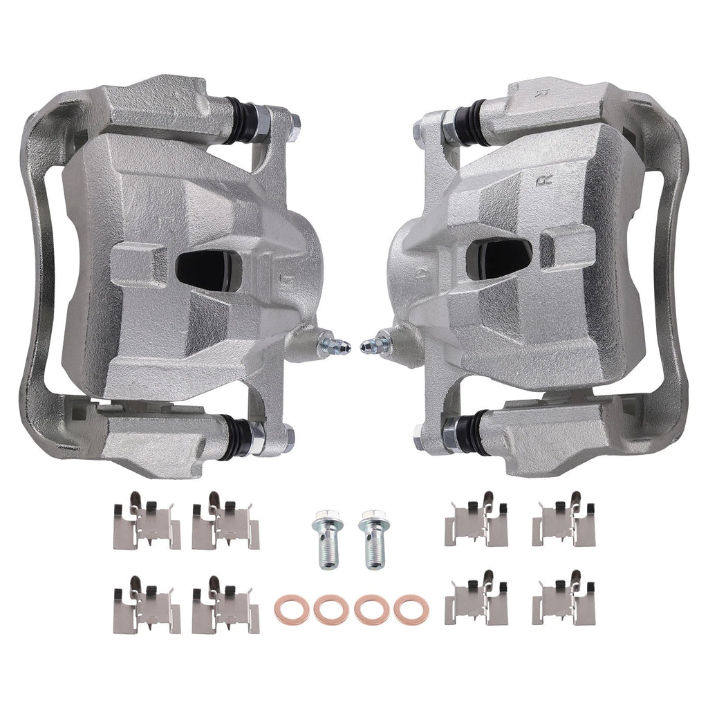 Front Left & Right Disc Brake Caliper Pair for Toyota Corolla (2009–2019) Matrix (2009–2014)