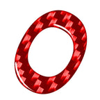 Carbon Red Alphabet Letter Decals Stickers for Car Badge Emblem (All Years)