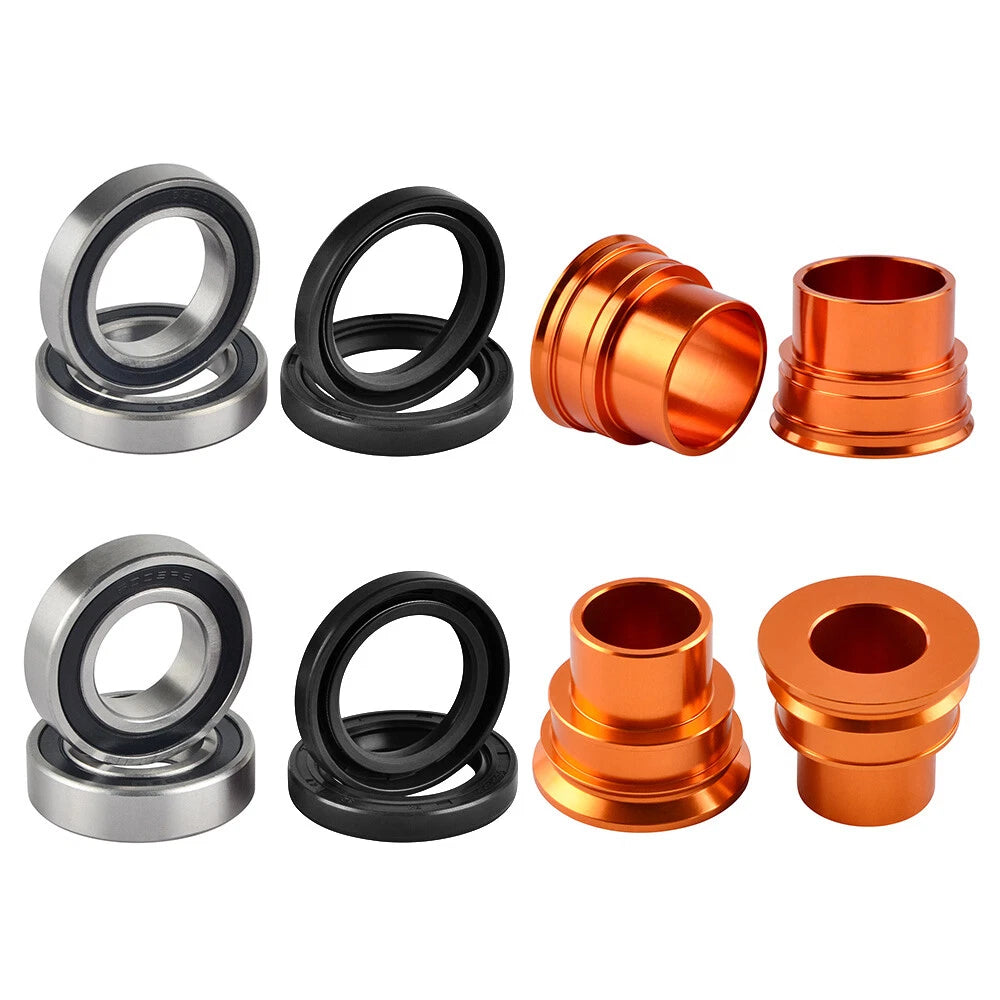 Wheel Spacers Bearings Seals for KTM 250 450 SX SXF XCF XCW EXC SMR (2003–2012)