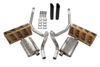2.5" Dual Exhaust Kit for GM G Body (1978–1988) - Borla Pro XS, Rear Exit, Black Tip