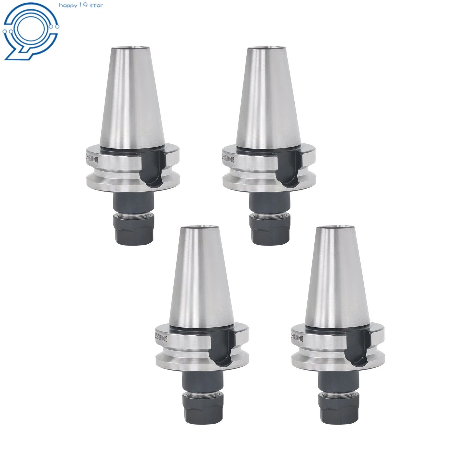 Set of 4 Toolholders for CNC Machines (ER16, 70mm Length)