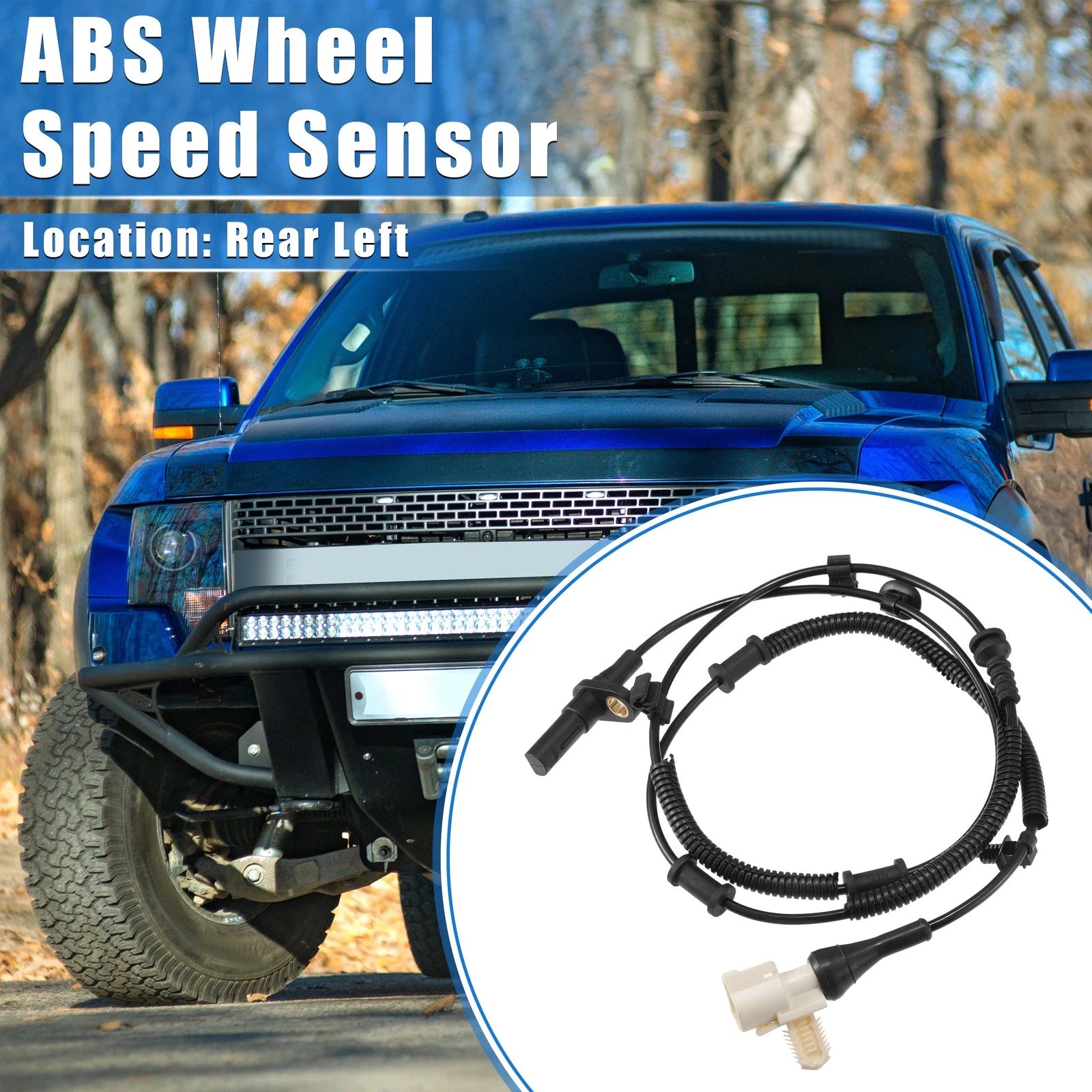 ABS Wheel Speed Sensor for Ford F150 Pickup (2009–2010) Rear Left 4.6L