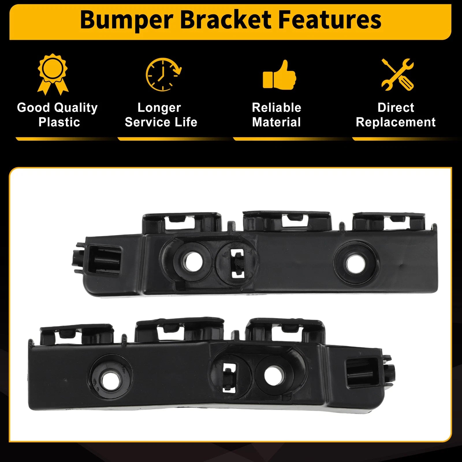 Front Bumper Bracket Set of 2 for Dodge Durango (2011–2013) No. 55079225AC/55079224AC