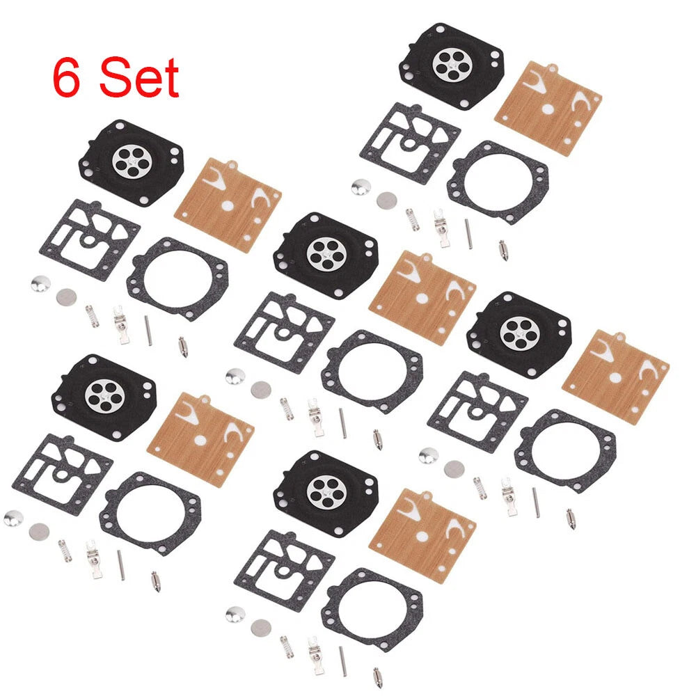 Set of 6 Carburetor Repair Kits for Stihl 027 029 MS270 Husqvarna 371 XP