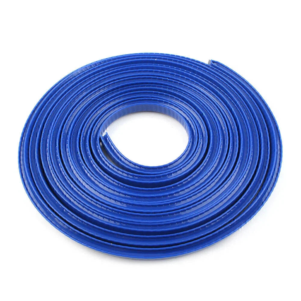 10ft Car Door Trim Edge Lock Guard Moulding Rubber Seal Strip Protector Blue