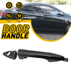 Front Right Side Black Trim Covers for Hyundai Accent (2012–2017)