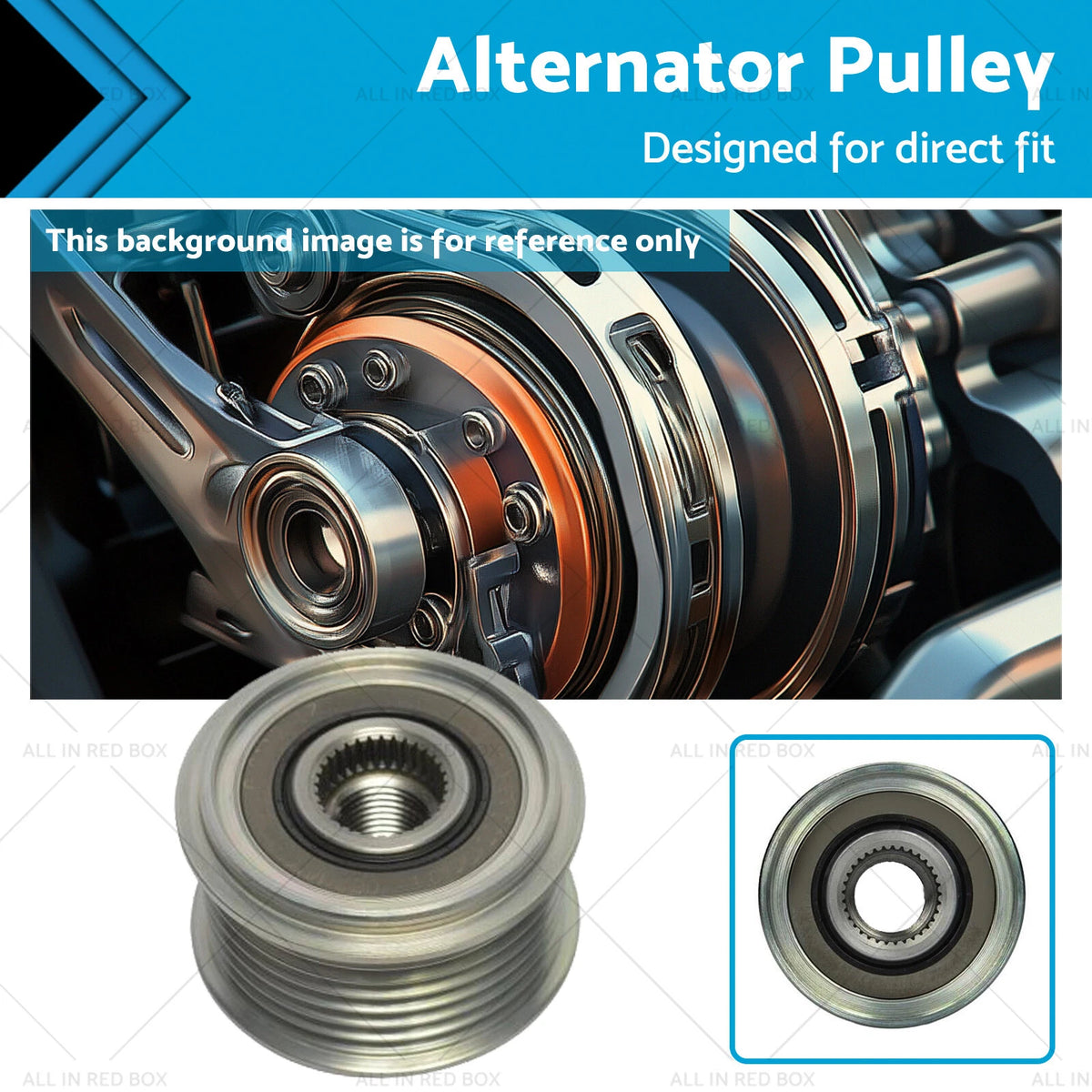 Alternator Overrunning Pulley for BMW 120i 125i 135i 320i 335i X5 (2004–2013)