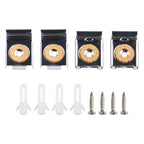 Glass Clamp with Screws for Adjustable Applications (Zinc Alloy, Heavy Duty)