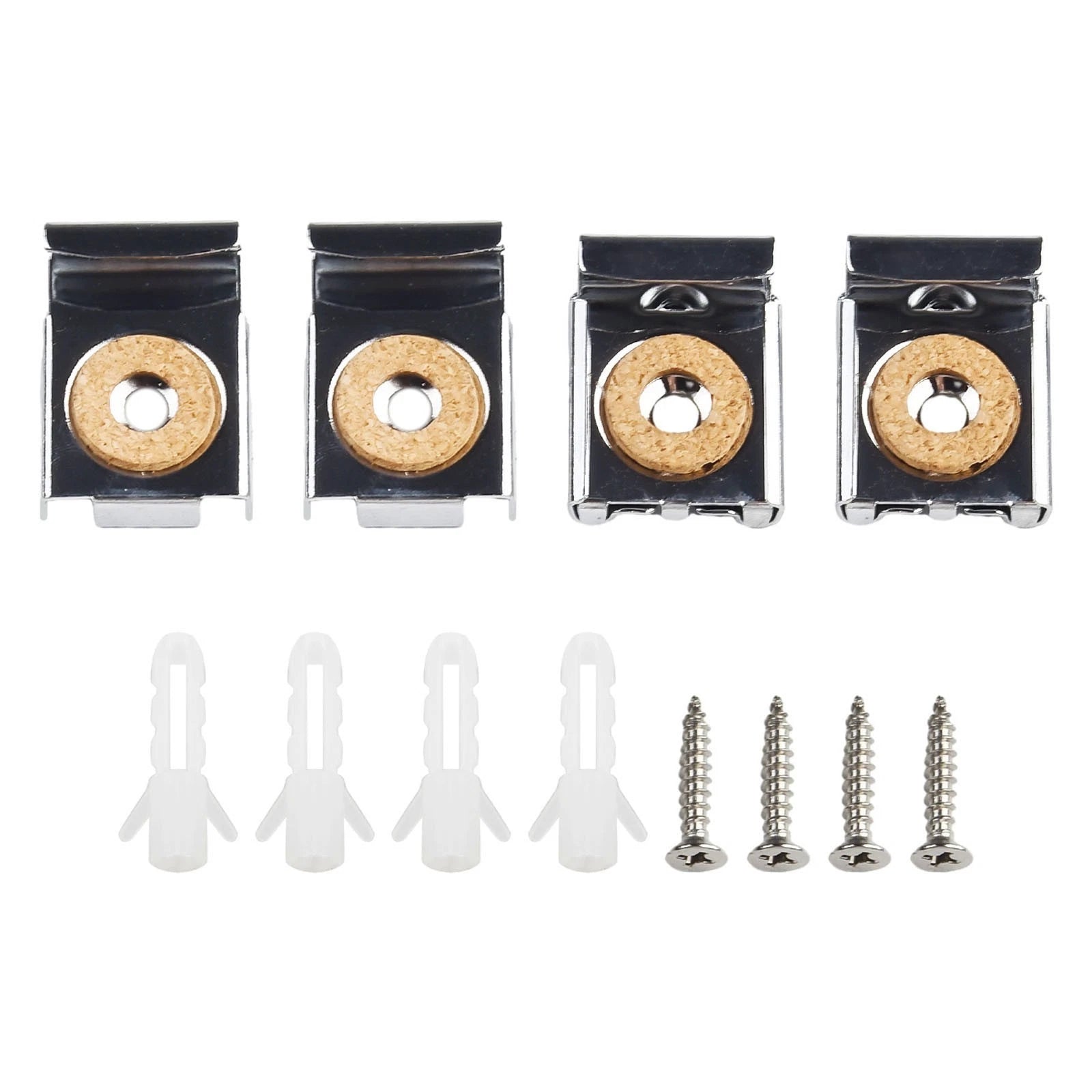 Glass Clamp with Screws for Adjustable Applications (Zinc Alloy, Heavy Duty)