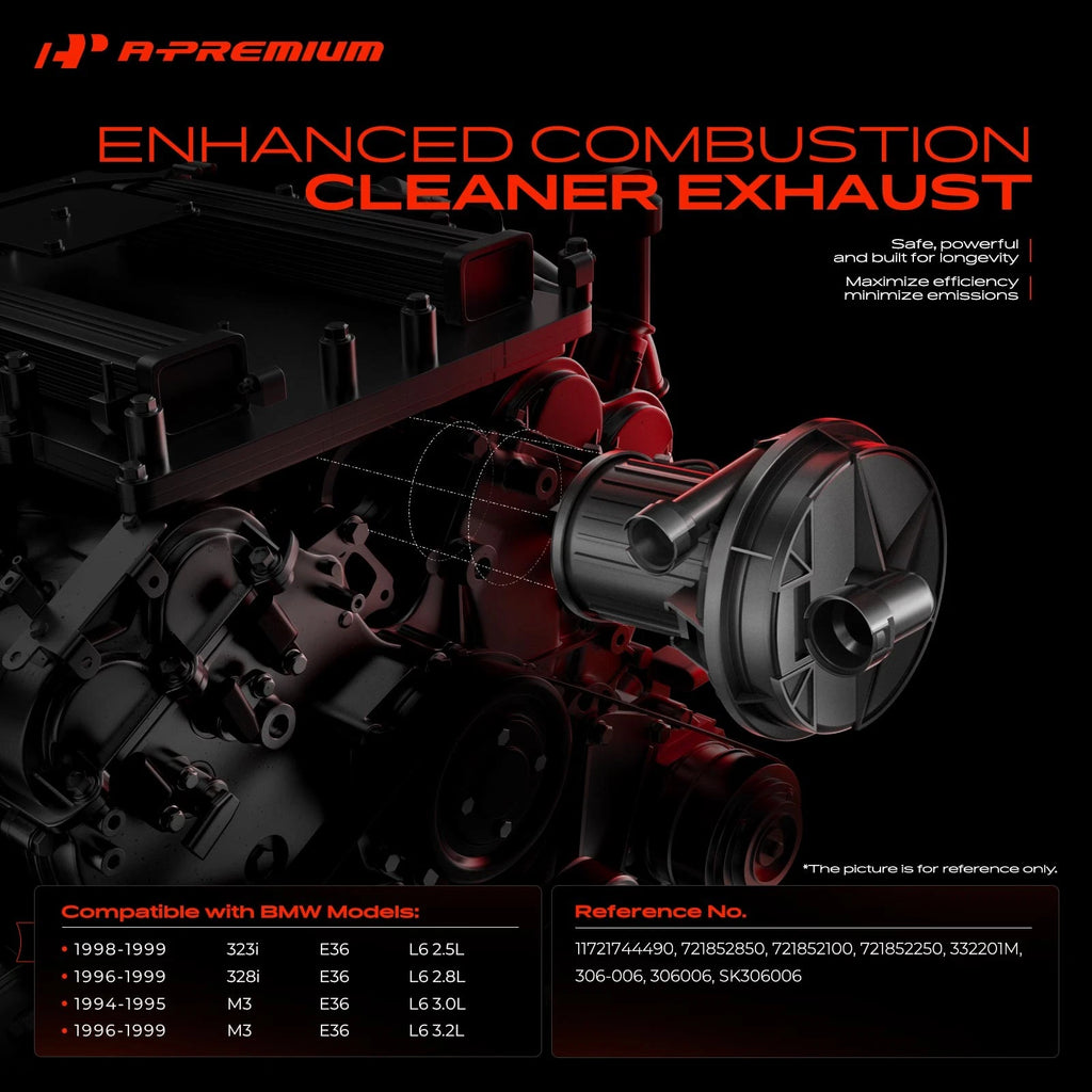 Secondary Air Injection Pump for BMW E36 323i 328i M3 (1998–1999)