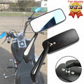 Rectangle Rearview Mirrors 8/10mm for Harley Honda Suzuki Kawasaki (US)