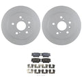 Set of 2 Bosch QuietCast Rear Rotors & TRW Pro Ceramic Pads for Camry ES350 (2007–2020)
