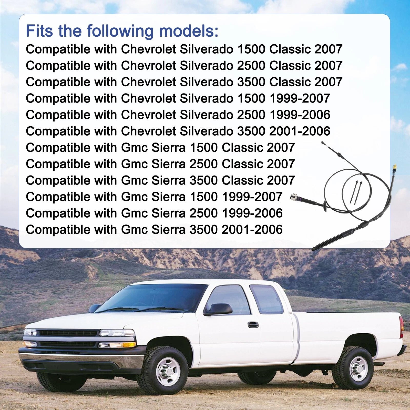 Shift Cable for Chevy Silverado 1500 (2014-2018)