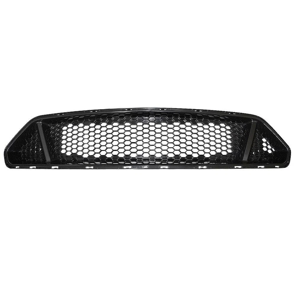 Front Upper Grille Mesh for Ford Mustang (2018–2021) Black Honeycomb ABS