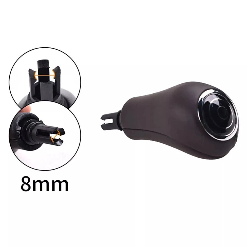 Mocha Gear Shifter Knob with Boot for Mercedes C Class W204 C204 (2007–2013)