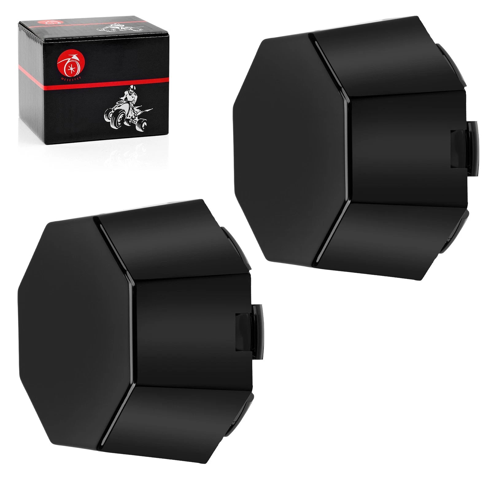 2Pcs Black Center Wheel Hub Cap for Polaris Sportsman 570 SP (2015–2025)