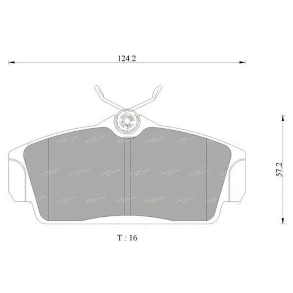 Front Disc Brake Pads Nissan Pulsar N16 (2000-2005)