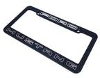 Engraved Billet Aluminum License Plate Frame for Ford Mustang (2015–2024)