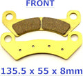 MC Brake Pads for John Deere XUV Gator 825E 855E (2018–2020)